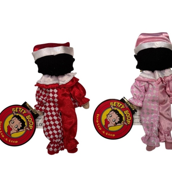 Betty Boop  2004 Jester Clown Rag Doll - Picture 3 of 11